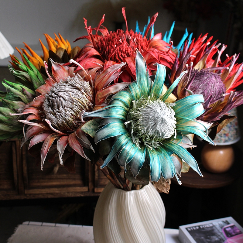 Preserved Protea Cynaroides - Premium Dried King Protea Flowers - Image 24