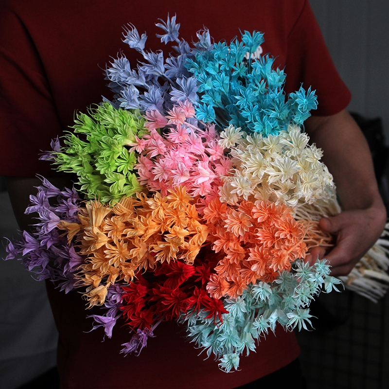 Dried Star Flower Bouquet - Preserved Octagon Flowers for Home Decor - Image 13