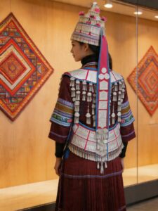 Yunnan Zhuang Bride Costume Back Display