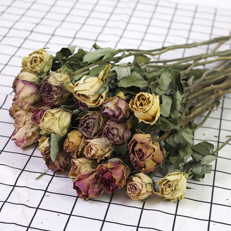 Natural Dried Rose Flowers - Preserved Real Roses for Home & Wedding Decor - Image 4