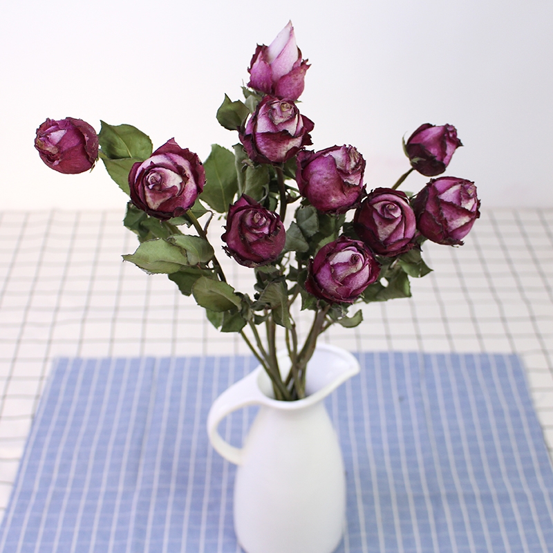 Natural Dried Rose Flowers - Preserved Real Roses for Home & Wedding Decor - Image 2
