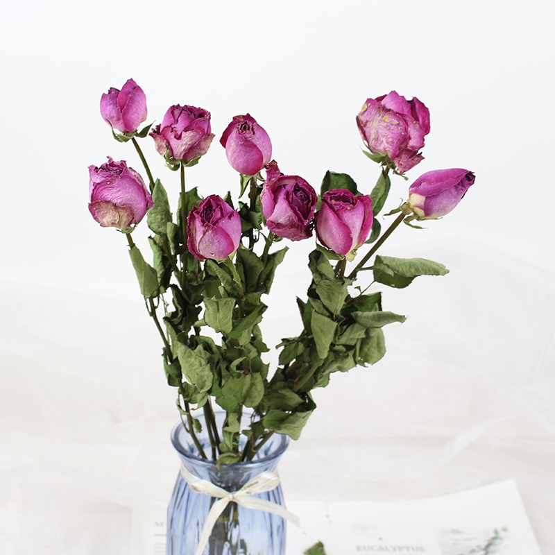 Natural Dried Rose Flowers - Preserved Real Roses for Home & Wedding Decor - Image 19