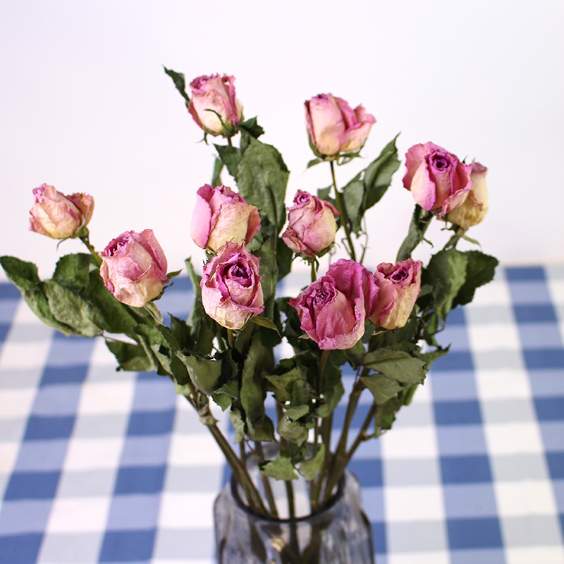 Natural Dried Rose Flowers - Preserved Real Roses for Home & Wedding Decor - Image 18