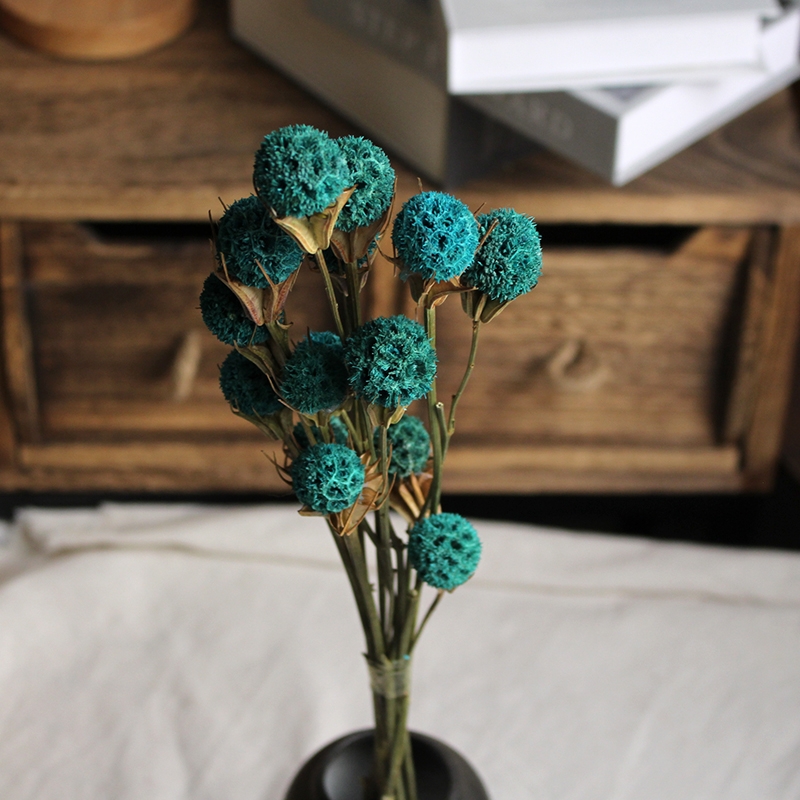 Dried Lulutong (Liquidambar) Flower Stems - Rustic Everlasting Decor Blooms